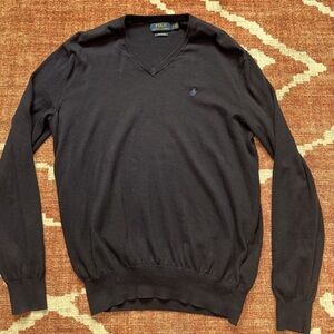 Polo Ralph Lauren Blue V-Neck Sweater